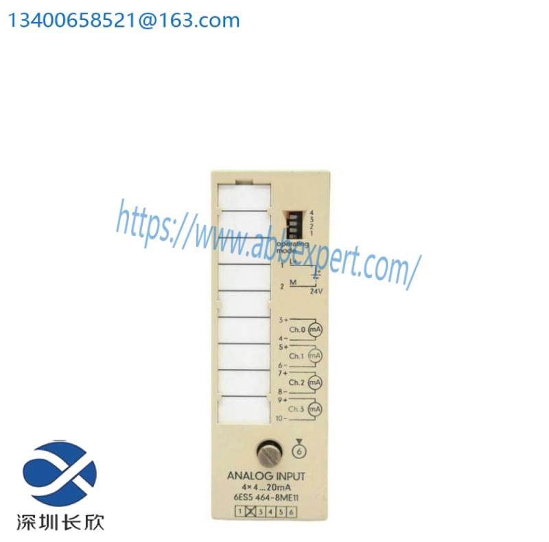 siemens_6es5464-8me11.jpg Siemens 6ES5464-8ME11 Analog Input Module for SIMATIC S5 PLC