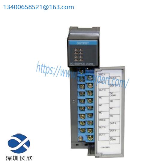 1746-obp8_slc_8_point_digital_output_module.jpg Allen Bradley 1746-OBP8, 8 Point Digital Output Module, PLC Component