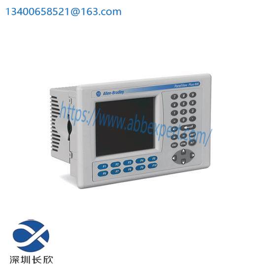 a-b_2711p-b6c20d_1.jpg Rockwell Automation PanelView Plus 600 Compact Terminal, Touch, 5.5 Inch Color Display, Ethernet, RS-232 & Modular Communication Interface, DC Power, 64MB RAM, 64MB FLASH