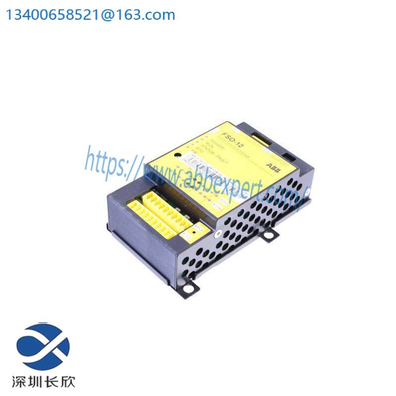 abb_fso-12_safety_functions_module.jpg ABB FSO-12 Safety Functions Module: Industrial Safety Solutions