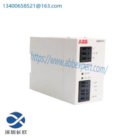ABB SD811v1 Power Supply, Industrial Control Solutions