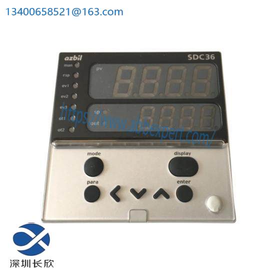 azbil_c36tr1ua2200_temperature_controller.jpg AZBIL C36TR1UA2200 - Precision Temperature Control Module, for Industrial Automation