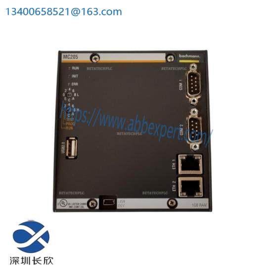 mc205_processor_module_bachmann.jpg Bachmann MC205 Processor Module, for Industrial Automation