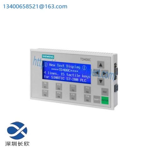SIEMENS 6AV6 640-0AA00-0AX0 TD400C Text Display: Industry-leading Control & Monitoring Solution