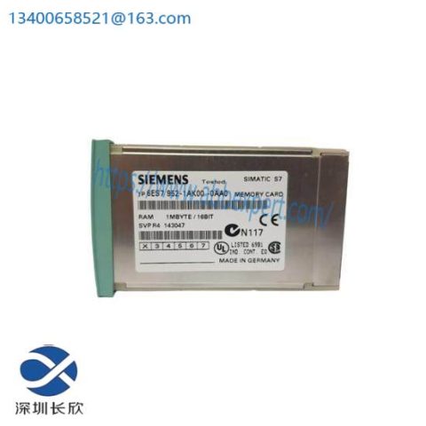 Siemens 6ES7952-1AK00-0AA0 RAM Memory Card for S7-400