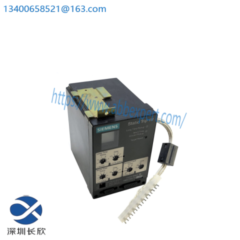 SIEMENS Static Trip III RMS-TSG-TZ-C Control Module, Precision Automation for Industrial Applications