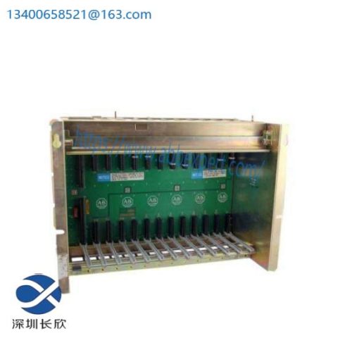 Allen-Bradley 1771-A3B/B 12-SLOT Modular Control Chassis, Supporting Up to 10 I/O Modules