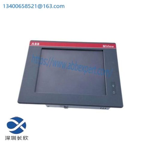 ABB 1TGE120025R0101 M VIEW Display, Industrial Control Module