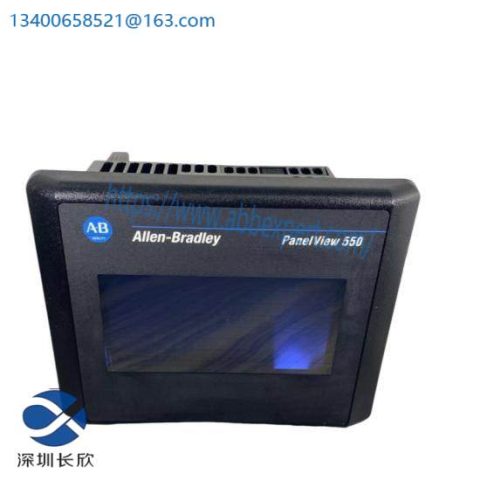 Allen-Bradley 2711-T5A10L1 PanelView 550 Monochrome Terminal, 5.5-inch Touchscreen Display