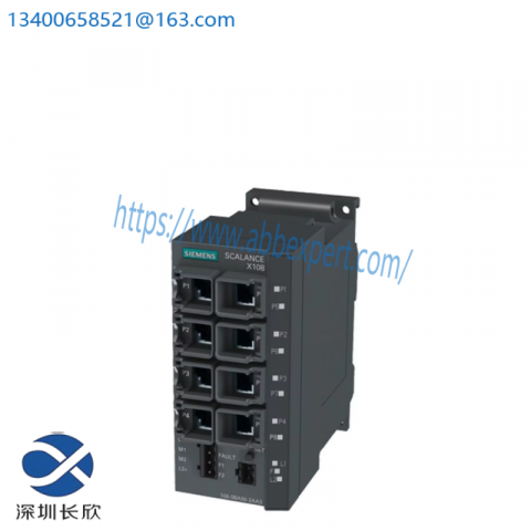 SIEMENS SCALANCE X108 - 6GK5108-0BA00-2AA3, Industrial Ethernet Switch