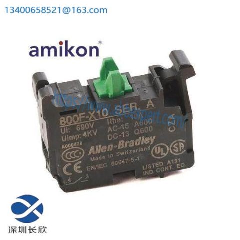 Rockwell Automation 800F-X10 Contact Block, Control Systems, Safety Modules