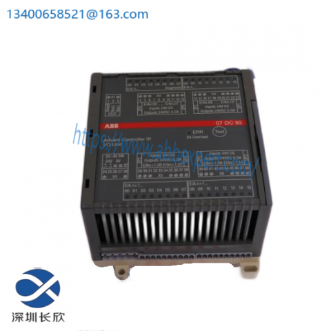 ABB 07DC92 Digital I/O Module, Control & Automation Solutions