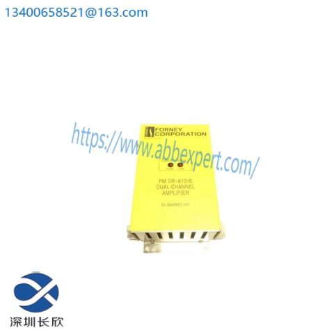 FORNEY RM DR6101E: Dual Range Flame Amplifier - Reliable Industrial Flame Detection Solution