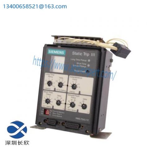 Siemens RMS-TSIG-TZ Static Trip Module, Advanced Control Solutions for Industrial Automation