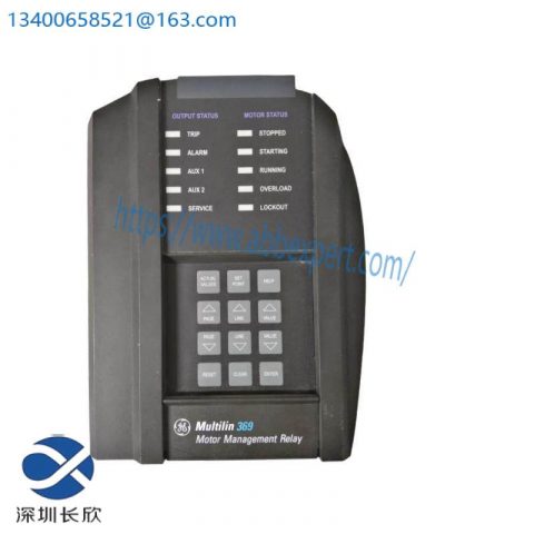 GE 369-HI-R-M-0-0 Motor Management Digital Relay: Advanced Protection for Industrial Motors