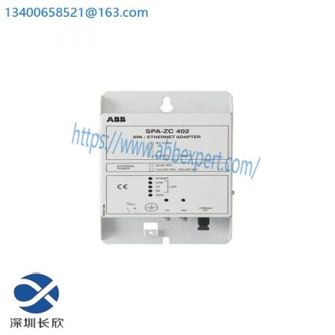 ABB SPA-ZC 402 Ethernet Adapter Module, Industrial Control Solutions