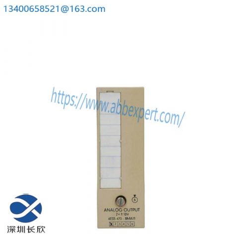 SIEMENS 6ES5470-8MA11 Analog Output Module: Precision Control for Industry