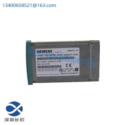 SIEMENS 6ES7952-0KF00-0AA0: Advanced Memory Card for Industrial Control Systems
